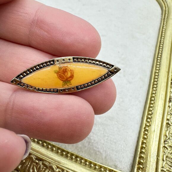 vintage Jewelry - Vintage Jewelry Victorian Rose Brooch Pin
